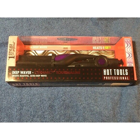 HOT TOOLS ULTRA DEEP WAVES SOFT`SHINY`HEALTHY HAIR CERAMIC TOURMALINE - Picture 1 of 1